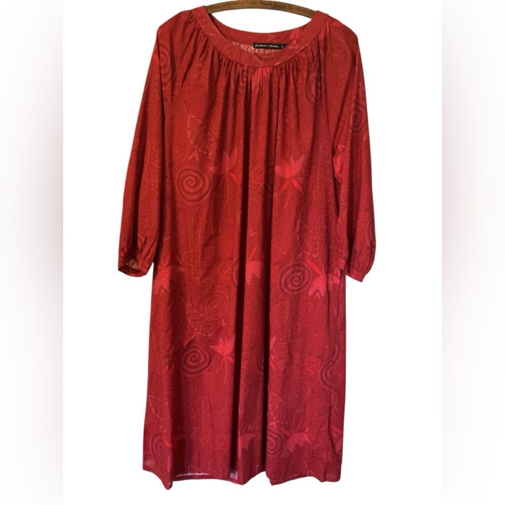 Gudrun Sjoden Dress Size M Lagenlook Summer Fall Oversized Cotton